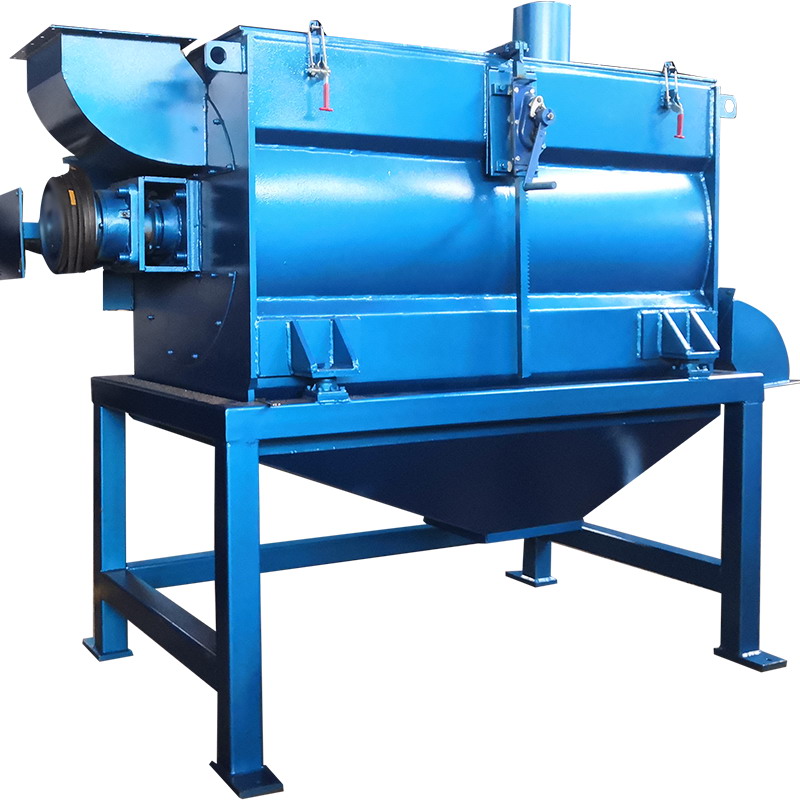 Horizontal dewatering machine